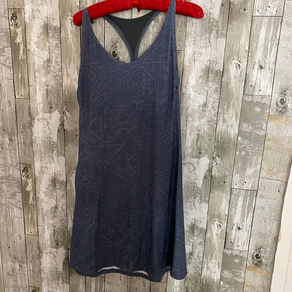 prAna grey activewear racerback dress M